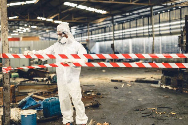 Professional Hoarding Cleanup technician working in Post Falls, ID